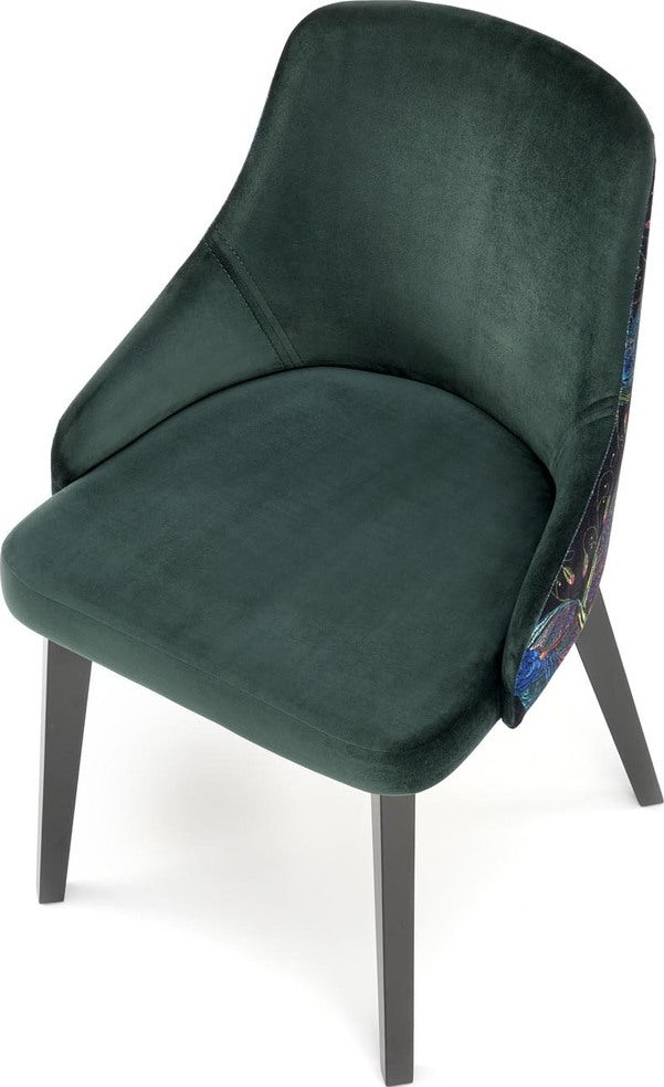 Kitchen Chair Hverageri | size: Width: 57cm, Height: 86cm, Depth: 56cm | color: Green | image: 2 | variant: 1002130