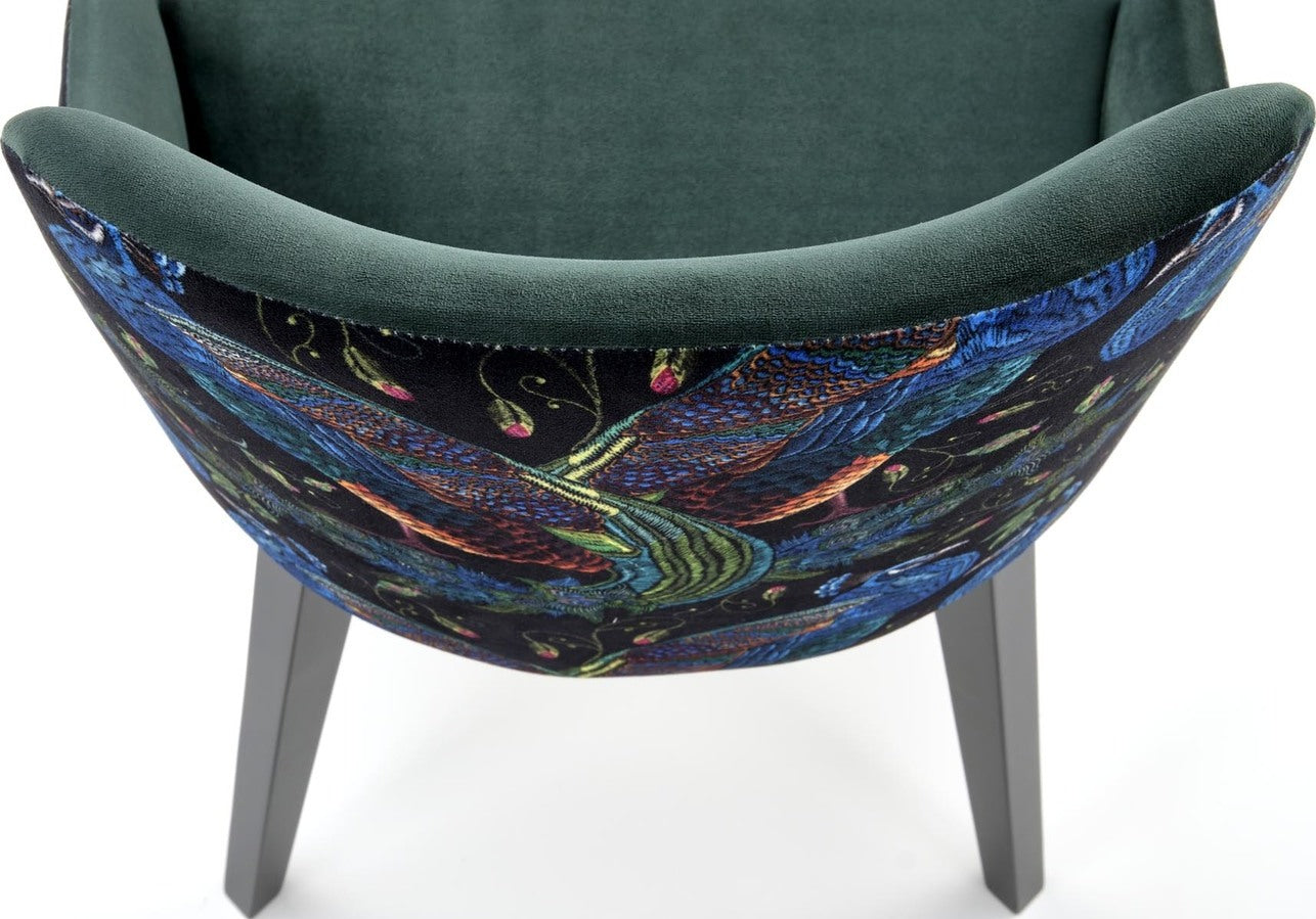 Kitchen Chair Hverageri | size: Width: 57cm, Height: 86cm, Depth: 56cm | color: Green | image: 4 | variant: 1002130