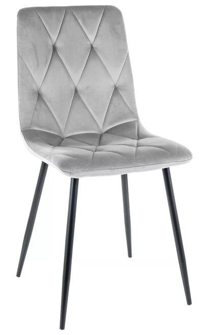 Kitchen Chair Hyderabad | size: Width: 45cm, Height: 91cm, Depth: 39cm | color: Gray | image: 0 | variant: 1003752
