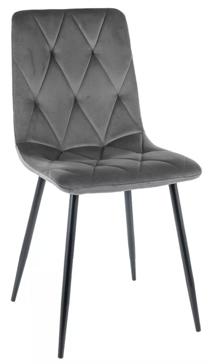Kitchen Chair Hyderabad | size: Width: 45cm, Height: 91cm, Depth: 39cm | color: Gray | image: 0 | variant: 1003754