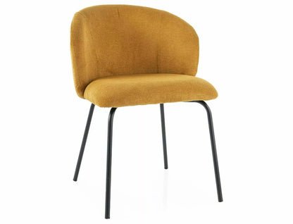Kitchen Chair Indianapolis | size: Width: 57cm, Height: 79cm, Depth: 44cm | color: Yellow | image: 2 | variant: 1003831