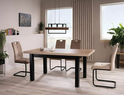 Kitchen Chair Izmir | size: Width: 43cm, Height: 101cm, Depth: 47cm | color: Beige | image: 3 | variant: 1003954