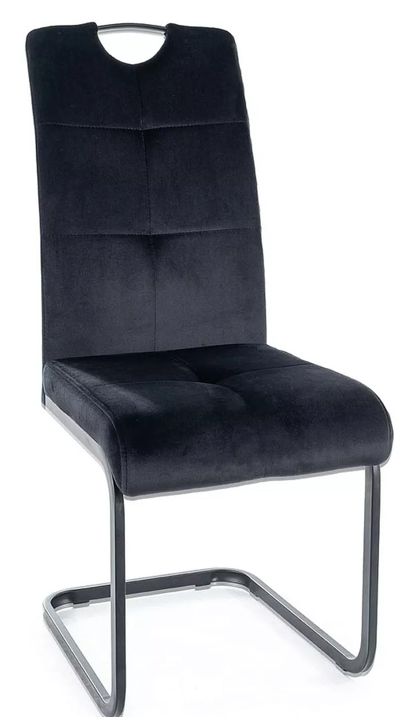 Kitchen Chair Izmir | size: Width: 43cm, Height: 101cm, Depth: 47cm | color: Black | image: 0 | variant: 1003955