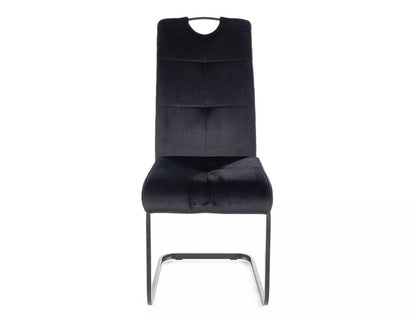 Kitchen Chair Izmir | size: Width: 43cm, Height: 101cm, Depth: 47cm | color: Black | image: 1 | variant: 1003955