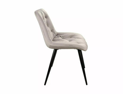 Kitchen Chair Jacksonville | size: Width: 49cm, Height: 84cm, Depth: 43cm | color: Gray | image: 1 | variant: 1003780