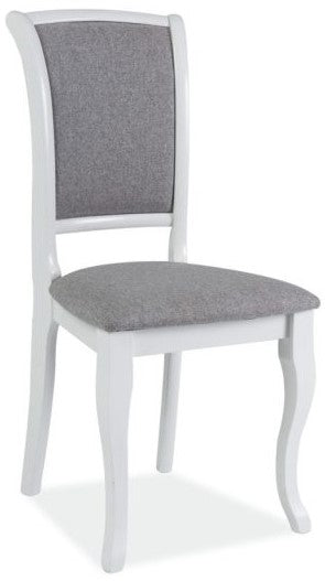 Kitchen Chair Jeddah | size: Width: 45cm, Height: 96cm, Depth: 42cm | color: White/Grey | image: 1 | variant: 1003679