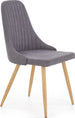 Kitchen Chair Jekabpils | size: Width: 56cm, Height: 85cm, Depth: 49cm | color: Gray | image: 1 | variant: 1002207