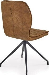 Kitchen Chair Jelgava | size: Width: 49cm, Height: 90cm, Depth: 62cm | color: Brown | image: 2 | variant: 1002191