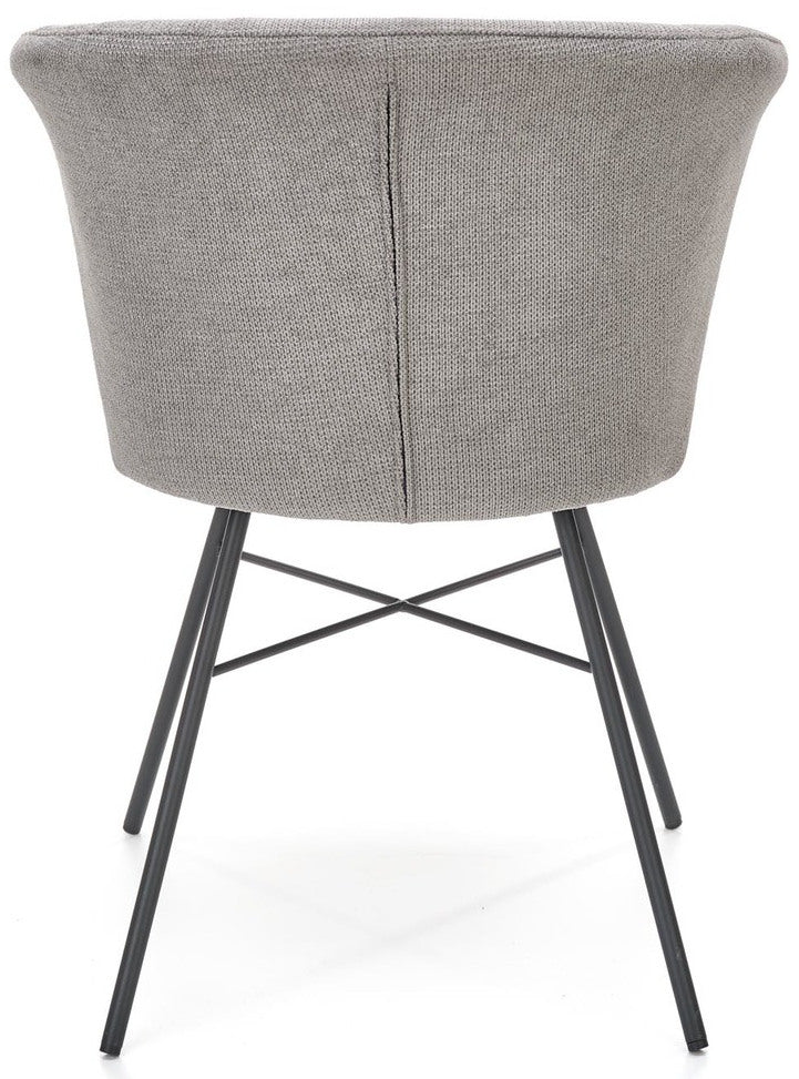Kitchen Chair Jerusalem | size: Width: 60cm, Height: 79cm, Depth: 59cm | color: Gray | image: 2 | variant: 1002423