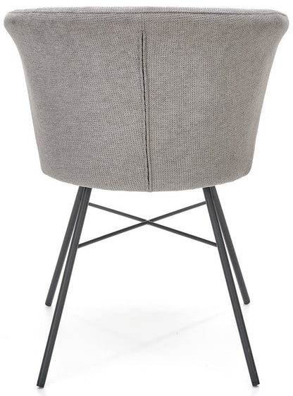 Kitchen Chair Jerusalem | size: Width: 60cm, Height: 79cm, Depth: 59cm | color: Gray | image: 2 | variant: 1002423