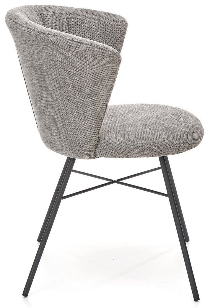 Kitchen Chair Jerusalem | size: Width: 60cm, Height: 79cm, Depth: 59cm | color: Gray | image: 3 | variant: 1002423