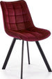Kitchen Chair Jonava | size: Width: 46cm, Height: 84cm, Depth: 61cm | color: Red | image: 1 | variant: 1002245