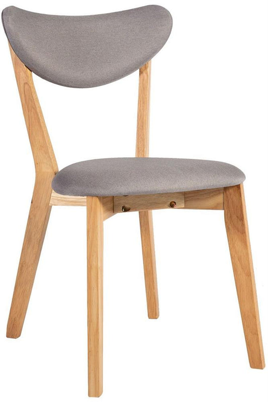 Kitchen Chair Jonna | size: Width: 51.5cm, Height: 78.5cm, Depth: 48.5cm | color: Gray | image: 1 | variant: 1017522