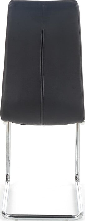 Kitchen Chair K147 | size: Width: 42cm, Height: 101cm, Depth: 55cm | color: Black | image: 2 | variant: 1003052