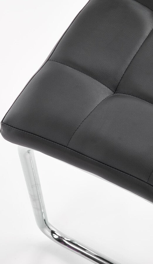 Kitchen Chair K147 | size: Width: 42cm, Height: 101cm, Depth: 55cm | color: Black | image: 6 | variant: 1003052