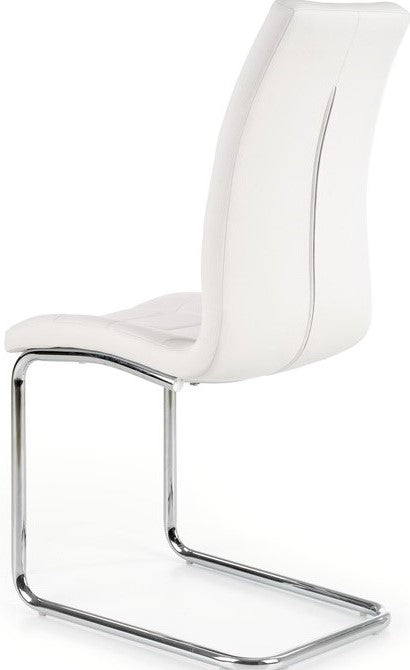 Kitchen Chair K147 | size: Width: 42cm, Height: 101cm, Depth: 55cm | color: White | image: 3 | variant: 1003051