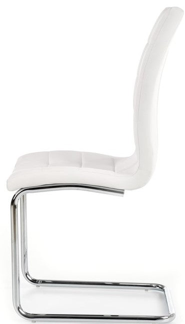 Kitchen Chair K147 | size: Width: 42cm, Height: 101cm, Depth: 55cm | color: White | image: 4 | variant: 1003051