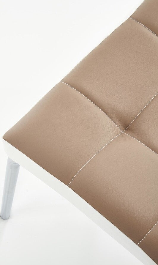 Kitchen Chair K186 | size: Width: 42cm, Height: 100cm, Depth: 63cm | color: Beige | image: 6 | variant: 1003054