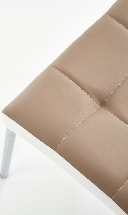 Kitchen Chair K186 | size: Width: 42cm, Height: 100cm, Depth: 63cm | color: Beige | image: 6 | variant: 1003054