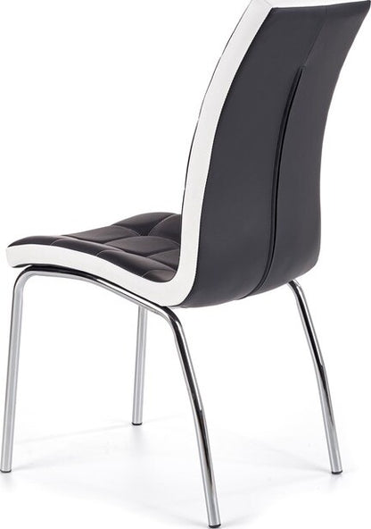 Kitchen Chair K186 | size: Width: 42cm, Height: 100cm, Depth: 63cm | color: Black | image: 3 | variant: 1003055