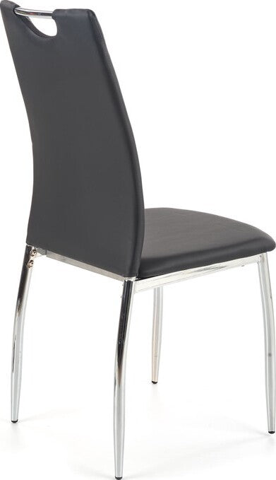 Kitchen Chair K187 | size: Width: 44cm, Height: 97cm, Depth: 41cm | color: Black | image: 3 | variant: 1003059