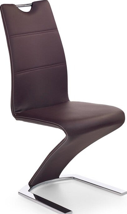 Kitchen Chair K188 | size: Width: 45cm, Height: 101cm, Depth: 63cm | color: Brown | image: 1 | variant: 1003063