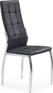Kitchen Chair K209 | size: Width: 42cm, Height: 100cm, Depth: 42cm | color: Black | image: 1 | variant: 1003075