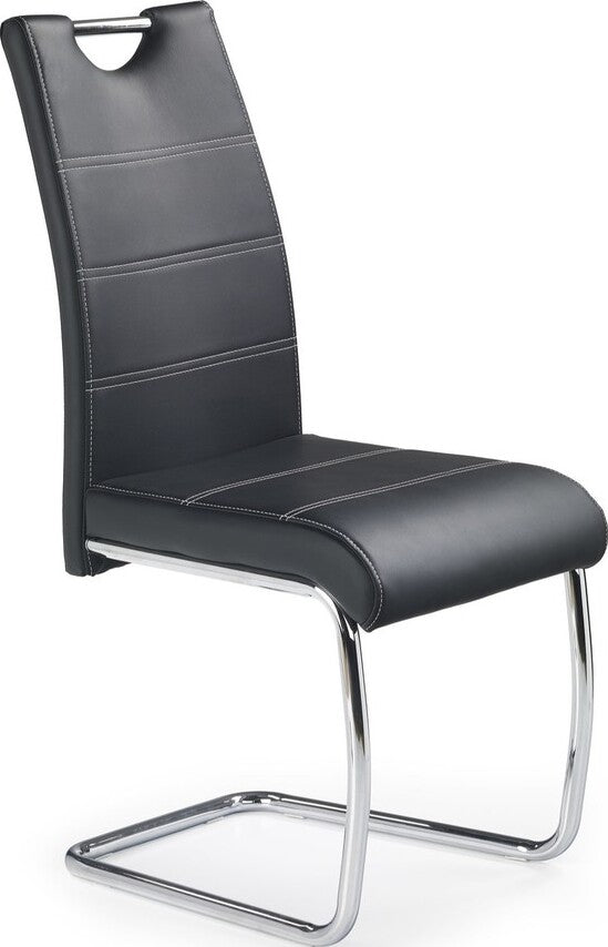 Kitchen Chair K211 | size: Width: 42cm, Height: 97cm, Depth: 60cm | color: Black | image: 1 | variant: 1003079