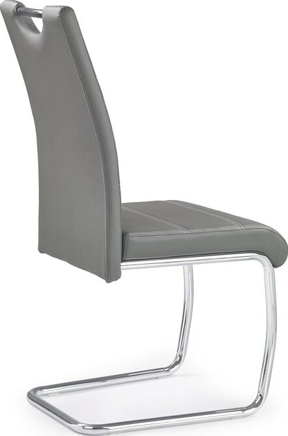 Kitchen Chair K211 | size: Width: 42cm, Height: 97cm, Depth: 60cm | color: Gray | image: 2 | variant: 1003080