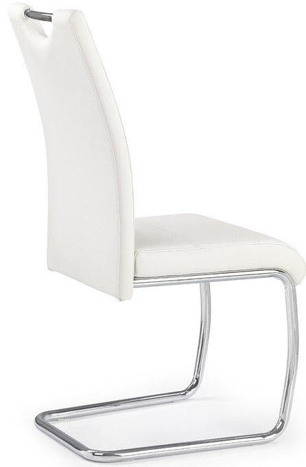 Kitchen Chair K211 | size: Width: 42cm, Height: 97cm, Depth: 60cm | color: White | image: 2 | variant: 1003078