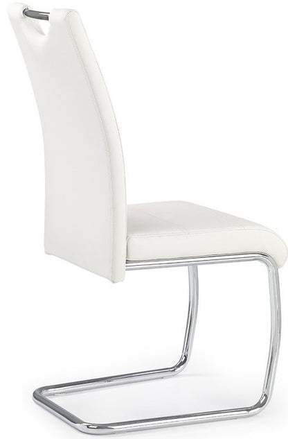 Kitchen Chair K211 | size: Width: 42cm, Height: 97cm, Depth: 60cm | color: White | image: 2 | variant: 1003078