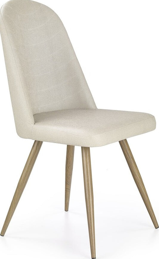 Kitchen Chair K214 | size: Width: 45cm, Height: 90cm, Depth: 53cm | color: Beige | image: 1 | variant: 1003083