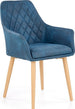 Kitchen Chair K287 | size: Width: 58cm, Height: 85cm, Depth: 61cm | color: Blue | image: 1 | variant: 1003113