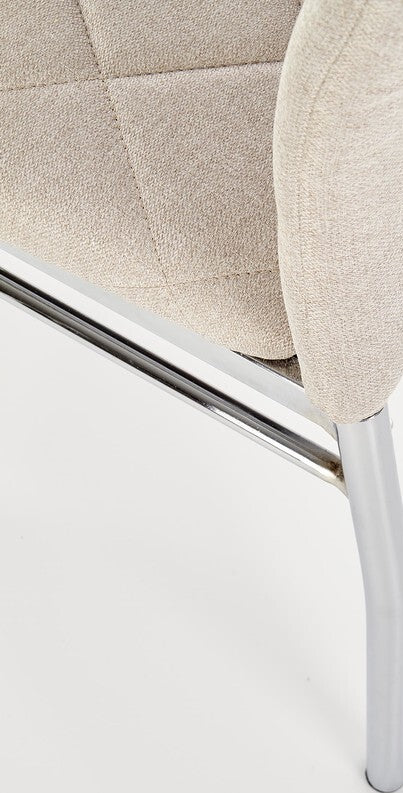 Kitchen Chair K309 | size: Width: 43cm, Height: 97cm, Depth: 57cm | color: Beige | image: 6 | variant: 1003128