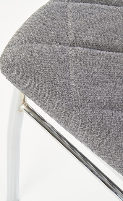 Kitchen Chair K309 | size: Width: 43cm, Height: 97cm, Depth: 57cm | color: Gray | image: 5 | variant: 1003127