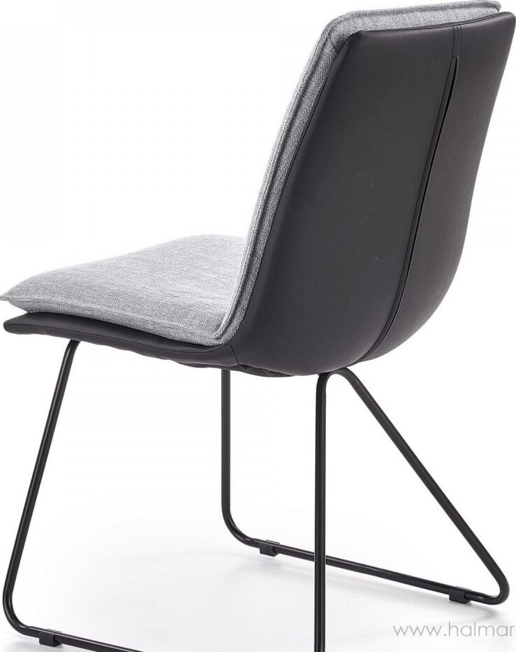 Kitchen Chair K326 | size: Width: 49cm, Height: 85cm, Depth: 55cm | color: Gray | image: 2 | variant: 1011472