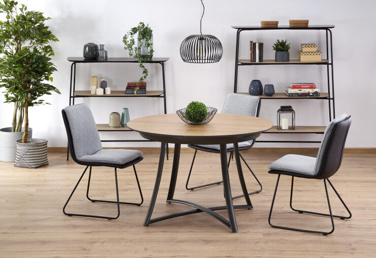Kitchen Chair K326 | size: Width: 49cm, Height: 85cm, Depth: 55cm | color: Gray | image: 5 | variant: 1011472