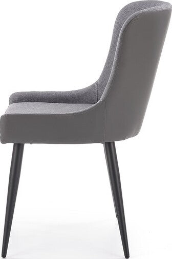 Kitchen Chair K333 | size: Width: 49cm, Height: 87cm, Depth: 62cm | color: Gray | image: 2 | variant: 1011465