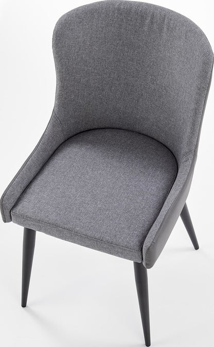 Kitchen Chair K333 | size: Width: 49cm, Height: 87cm, Depth: 62cm | color: Gray | image: 5 | variant: 1011465
