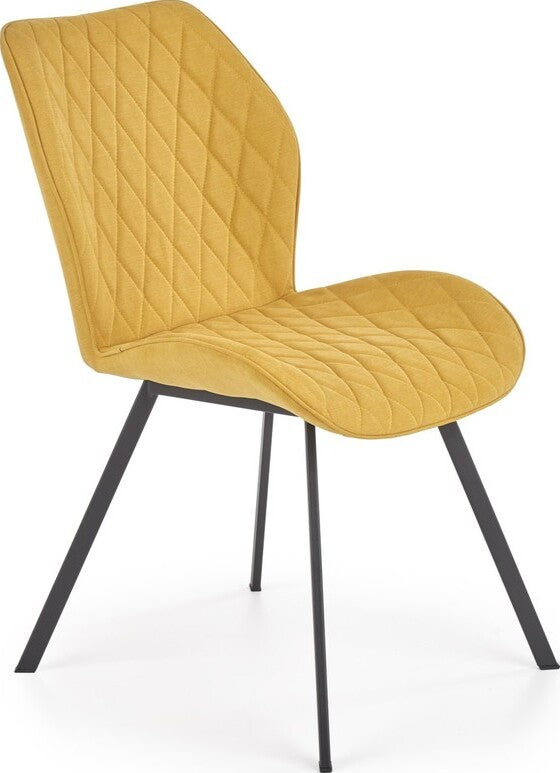Kitchen Chair K360 | size: Width: 51cm, Height: 90cm, Depth: 64cm | color: Yellow | image: 1 | variant: 1003164