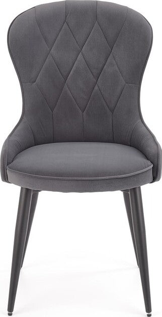 Kitchen Chair K366 | size: Width: 52cm, Height: 92cm, Depth: 58cm | color: Gray | image: 3 | variant: 1003174
