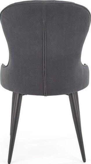Kitchen Chair K366 | size: Width: 52cm, Height: 92cm, Depth: 58cm | color: Gray | image: 4 | variant: 1003174