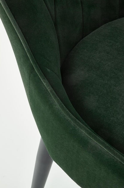 Kitchen Chair K366 | size: Width: 52cm, Height: 92cm, Depth: 58cm | color: Green | image: 6 | variant: 1003175