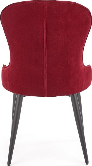Kitchen Chair K366 | size: Width: 52cm, Height: 92cm, Depth: 58cm | color: Red | image: 4 | variant: 1003173