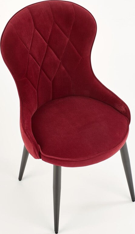 Kitchen Chair K366 | size: Width: 52cm, Height: 92cm, Depth: 58cm | color: Red | image: 6 | variant: 1003173