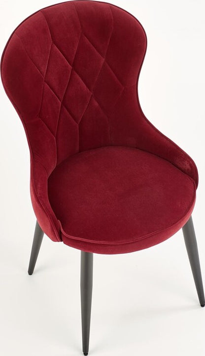 Kitchen Chair K366 | size: Width: 52cm, Height: 92cm, Depth: 58cm | color: Red | image: 6 | variant: 1003173