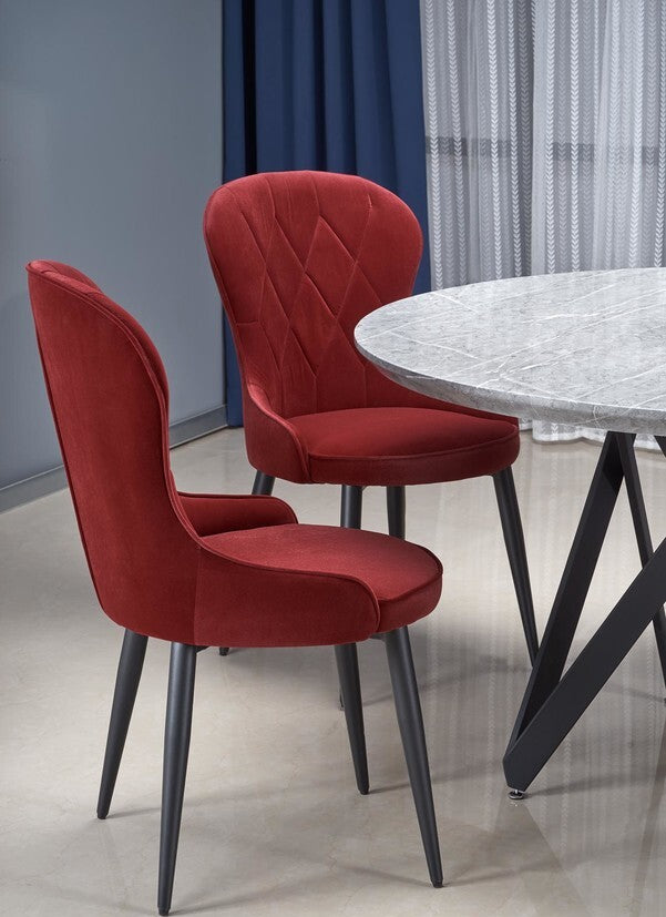 Kitchen Chair K366 | size: Width: 52cm, Height: 92cm, Depth: 58cm | color: Red | image: 8 | variant: 1003173