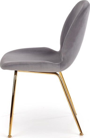 Kitchen Chair K381 | size: Width: 48cm, Height: 88cm, Depth: 58cm | color: Gray | image: 3 | variant: 1003190