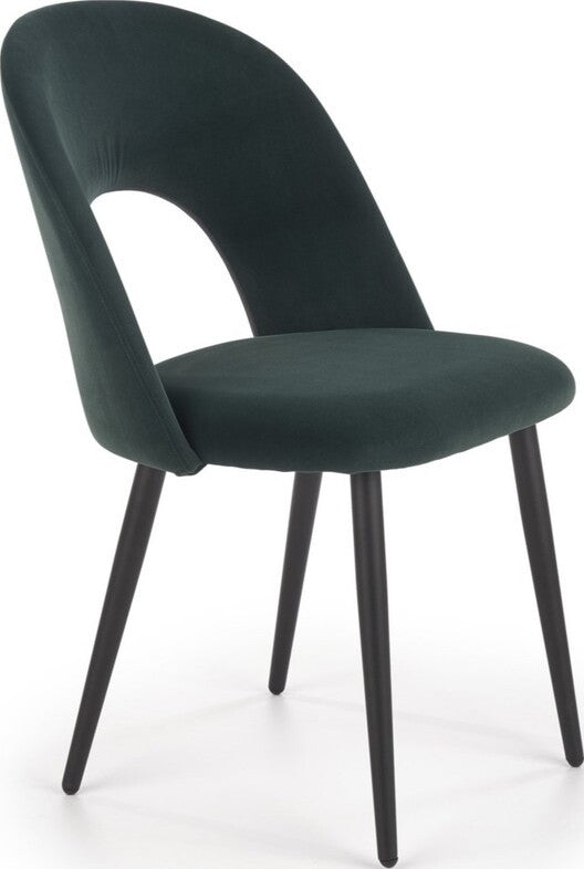 Kitchen Chair K384 | size: Width: 54cm, Height: 84cm, Depth: 57cm | color: Green | image: 1 | variant: 1003194