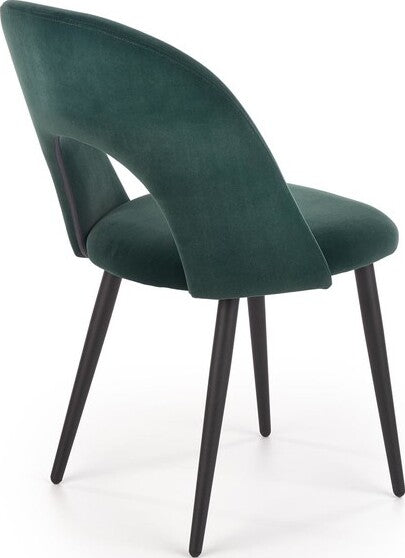 Kitchen Chair K384 | size: Width: 54cm, Height: 84cm, Depth: 57cm | color: Green | image: 2 | variant: 1003194